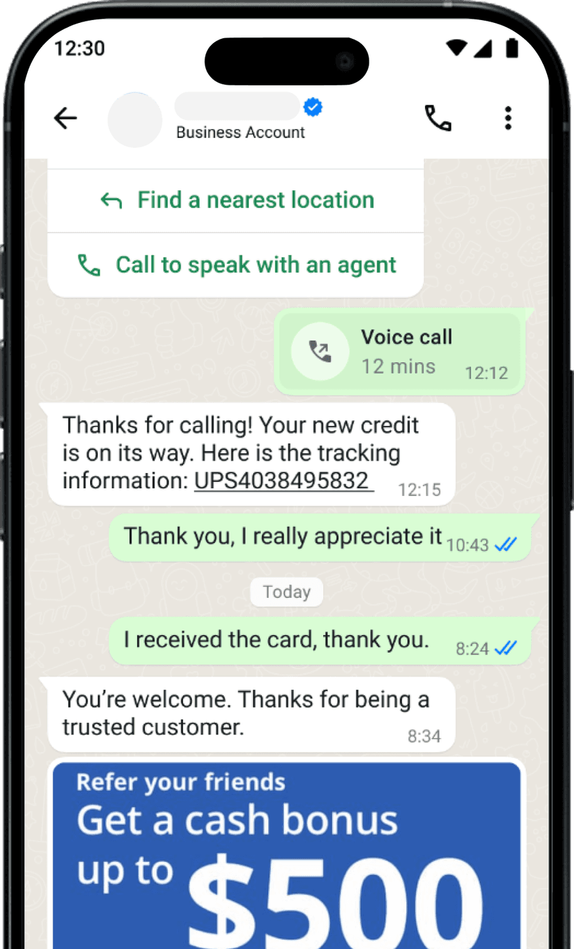 通过 WhatsApp Business Calling 提升电话销售转化率